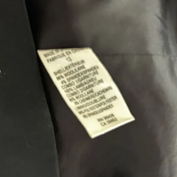 New Theory Abrelia Tailor Wool Shift Dress Size 12 Cowl Neck Pockets Sleeveless - Picture 8 of 11